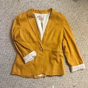 Philosophy mustard yellow blazer